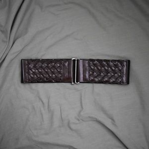 CLEARANCE❗Brown Braided Waist Belt - Medium